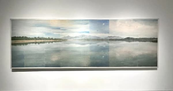 Dai Guangyu, Dream-Memory of Wang Wei's Villa, 2011, Ink and color on paper, 145 x 600 cm 戴光郁《辋川梦忆》，2011，宣纸彩墨，145 × 600 cm